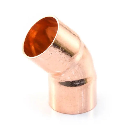 End Feed Obtuse Elbow 45 Degree - 15mm 5 Pack