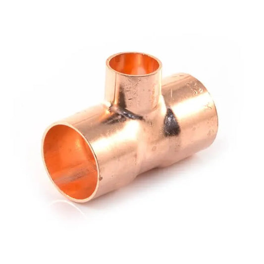 End Feed Reducing Branch 'T' 22mm x 22mm x 15mm 5 Pack