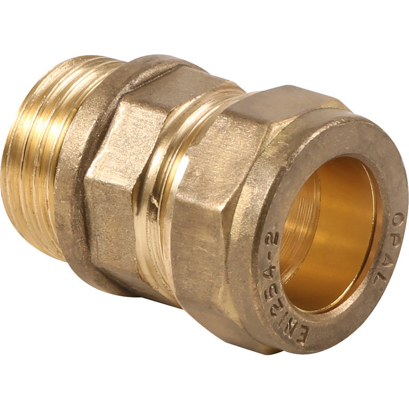 Compression Coupler 22mm x 3/4" Male Iron 5 Pack