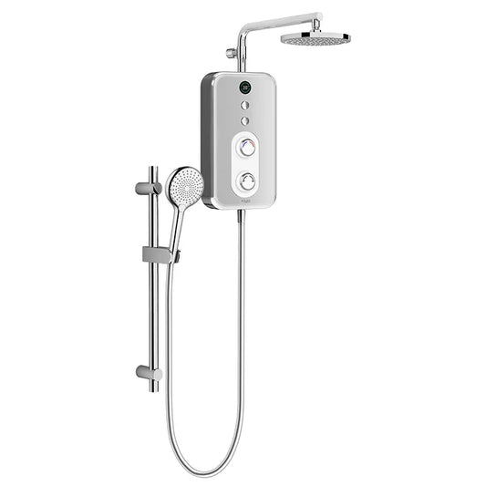 AQUAS Reva Flex 9.5kW Chrome + White Electric Shower