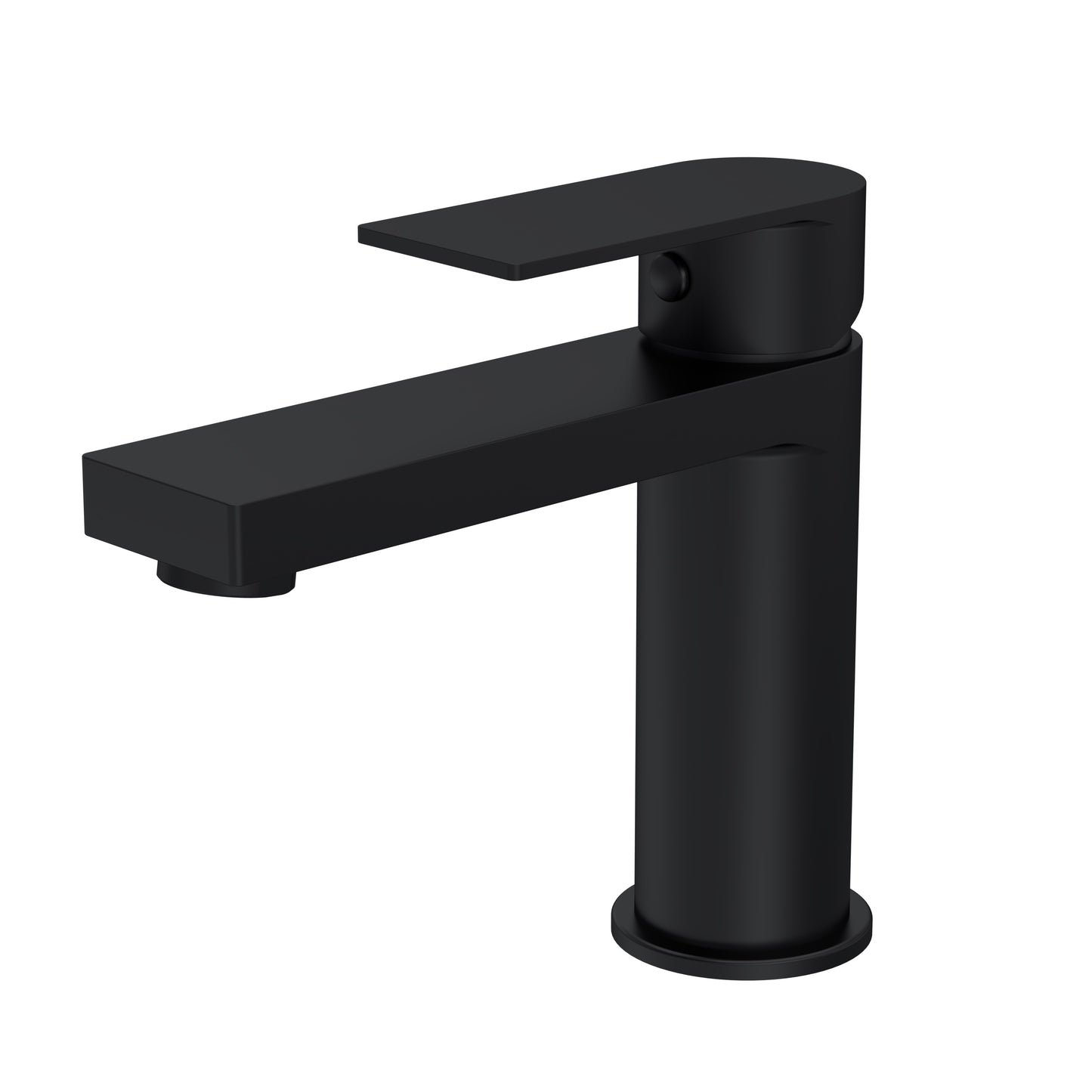Canada Mono Basin Mixer c/w Push Button Waste - Black CAN405