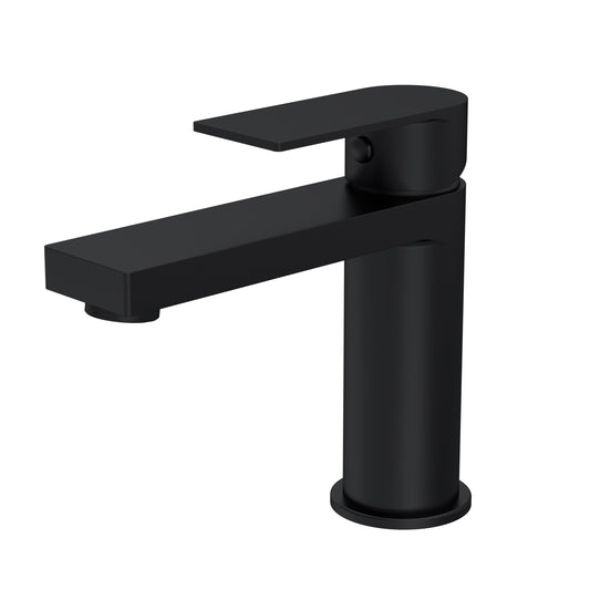 Canada Mono Basin Mixer c/w Push Button Waste - Black CAN405