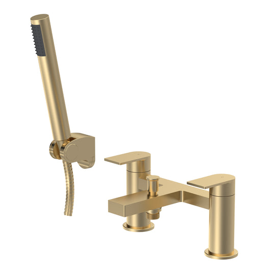 Canada Bath Shower Mixer - Brushed Brass CAN804