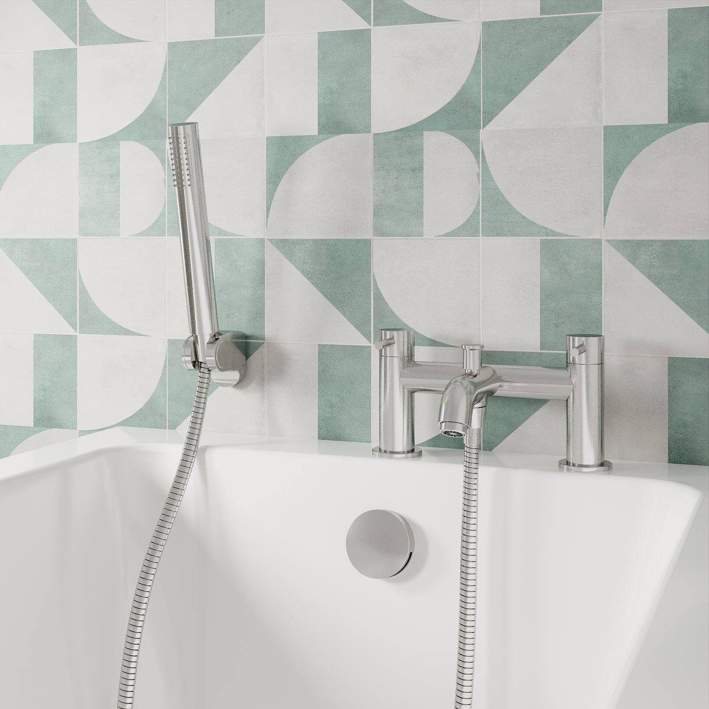 Cartegena Bath Shower Mixer - Chrome CAR304