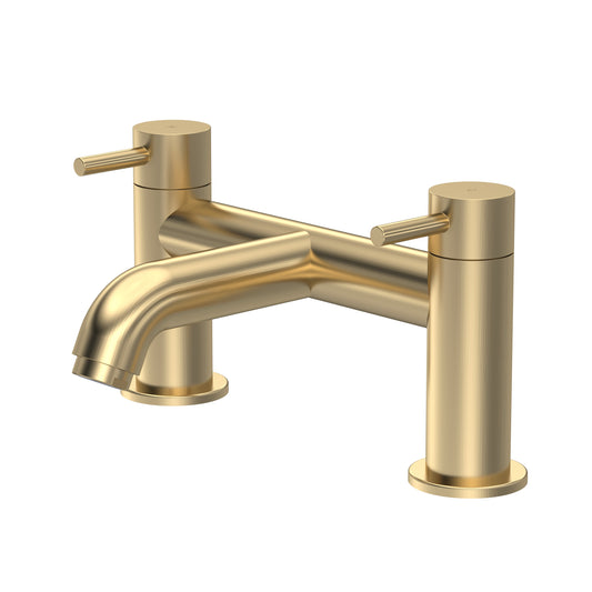 Cartegena Bath Filler Tap - Brushed Brass CAR803