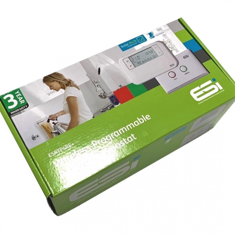ESI Wireless Programmable Room Thermostat ESRTP4RF+