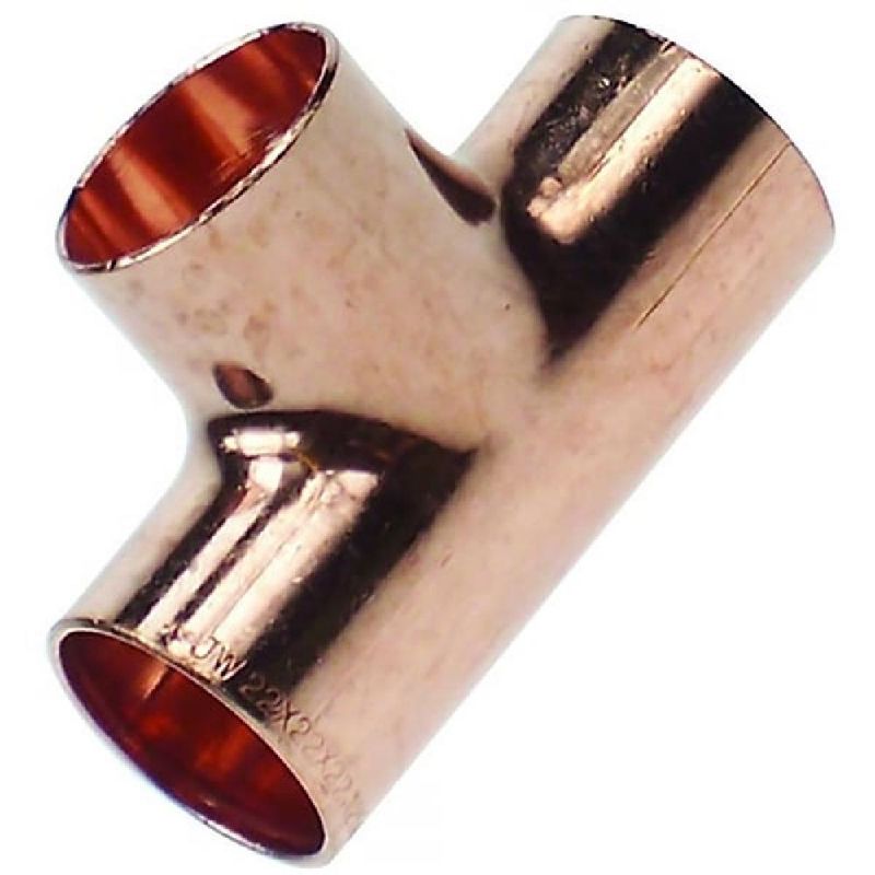 End Feed Equal 'T' Branch - 15mm 10 Pack