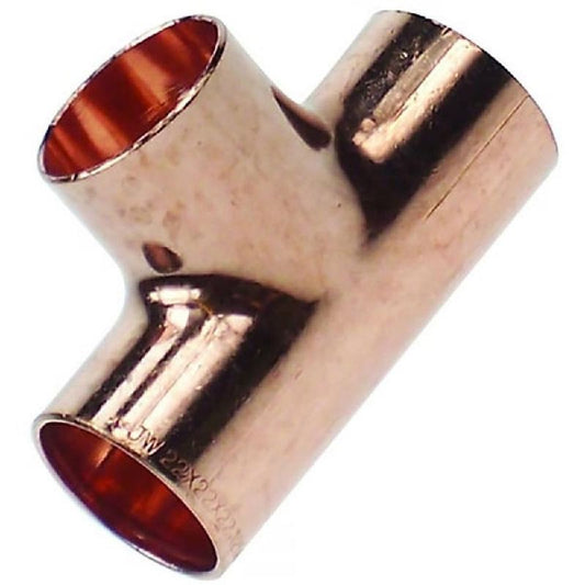 End Feed Equal 'T' Branch - 10mm 5 Pack