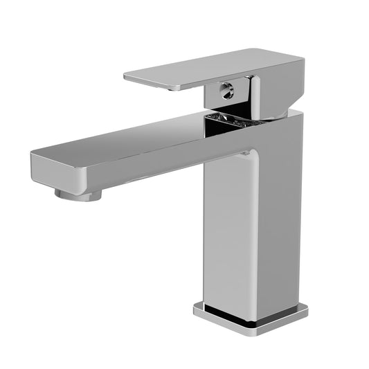 Kalk Mono Basin Mixer c/w Push Button Waste - Chrome KAL305