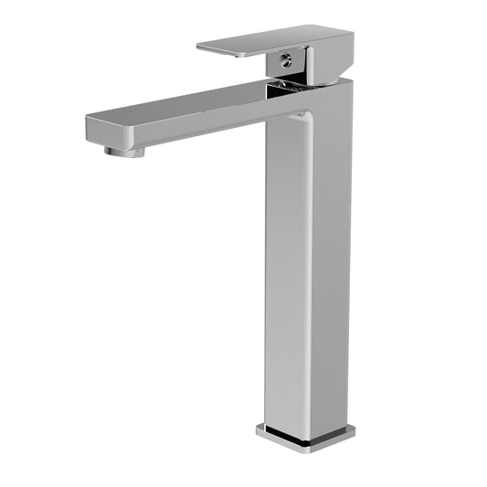 Kalk High-Rise Mono Basin Mixer Tap - Chrome KAL370