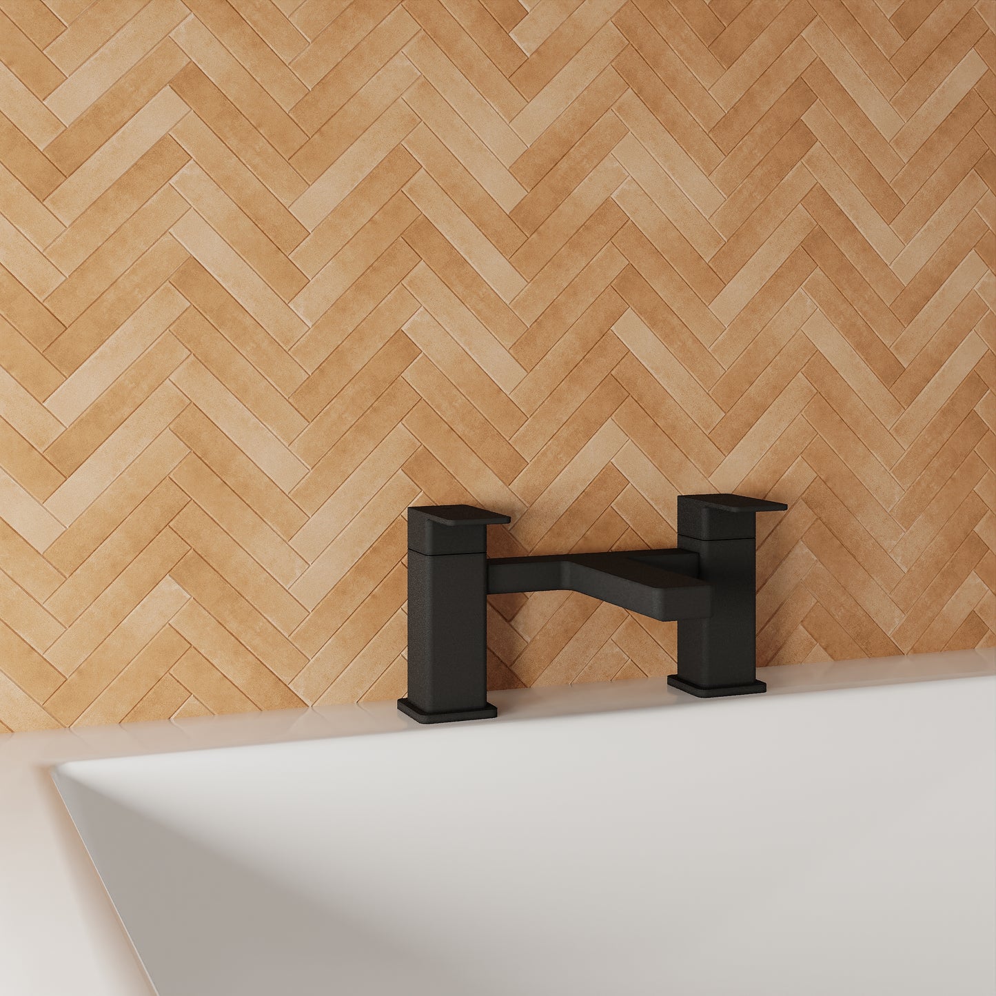 Kalk Bath Filler Tap - Black KAL403