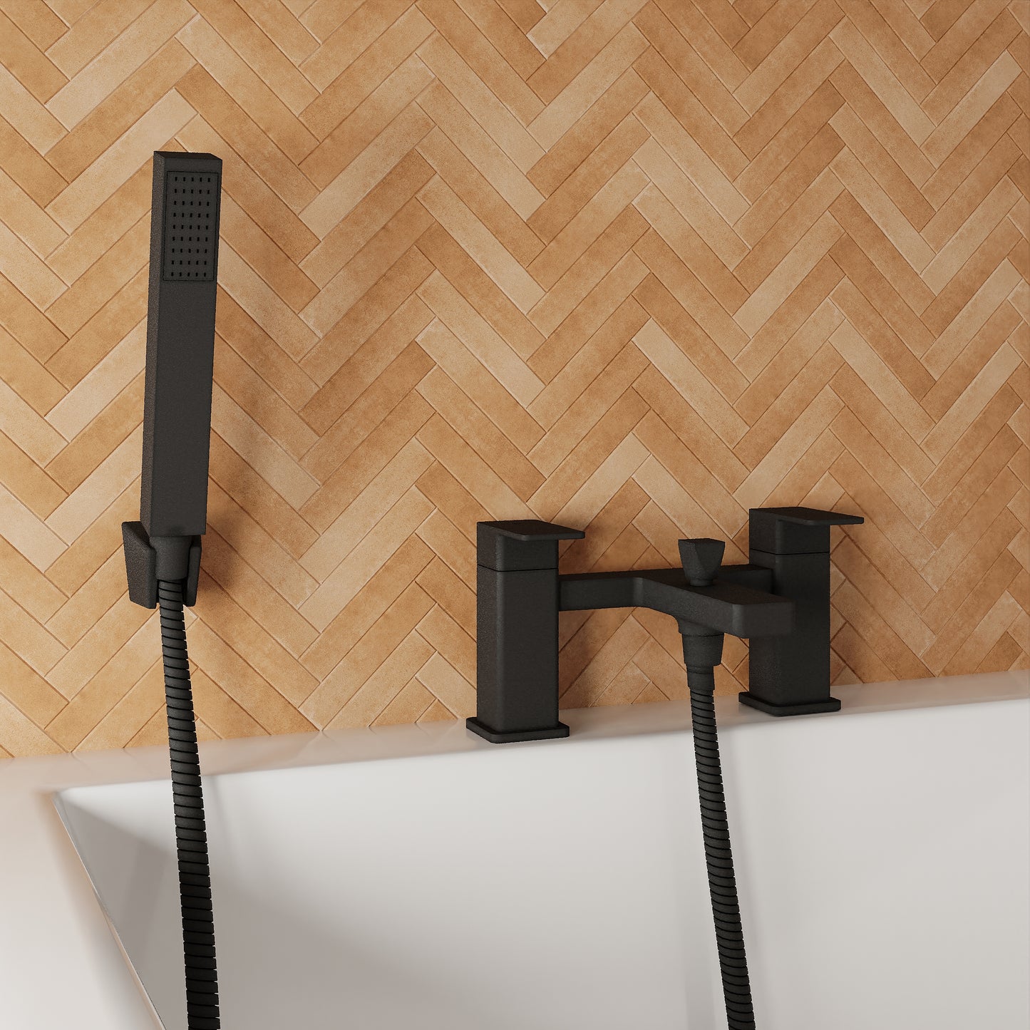 Kalk Bath Shower Mixer - Black KAL404