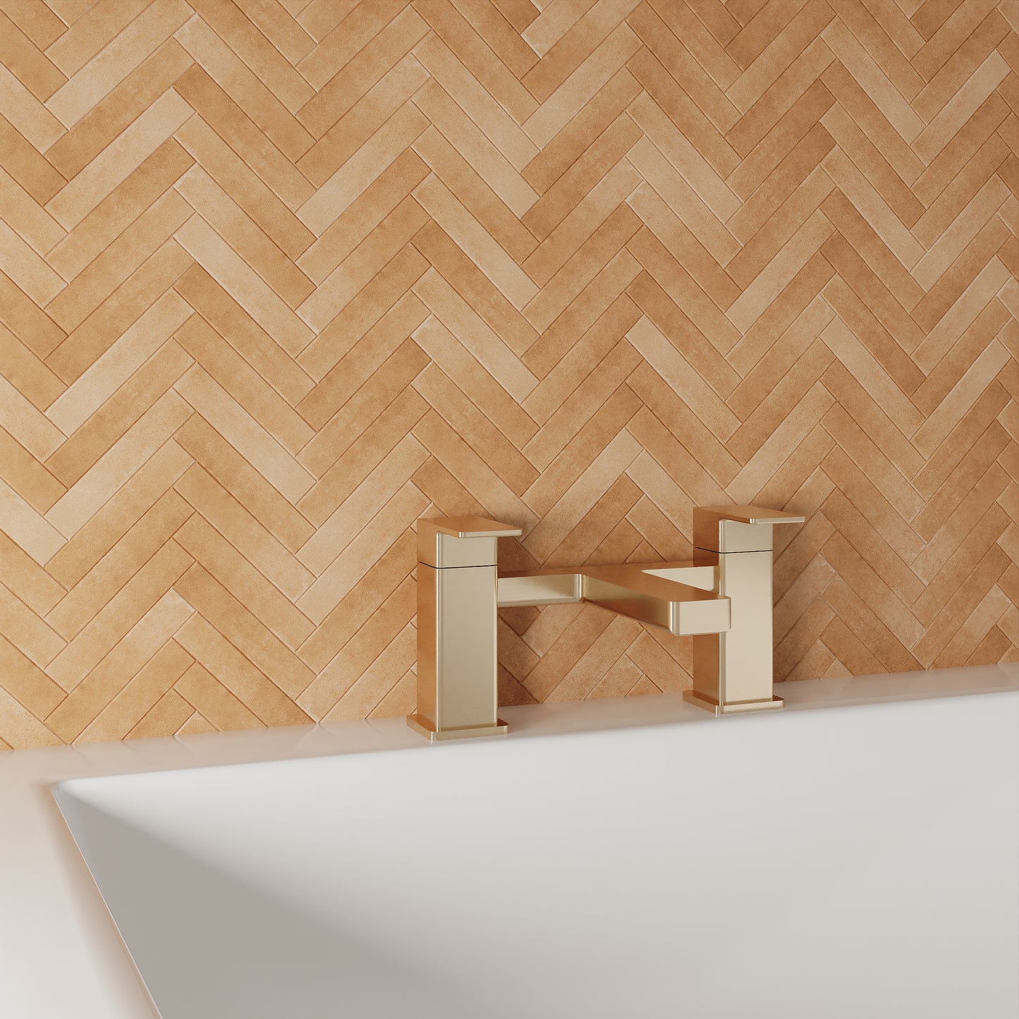 Kalk Bath Filler Tap - Brushed Brass KAL803