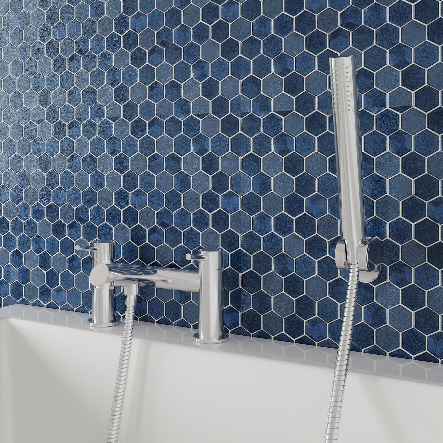 Navala Bath Filler Tap - Chrome NAV303