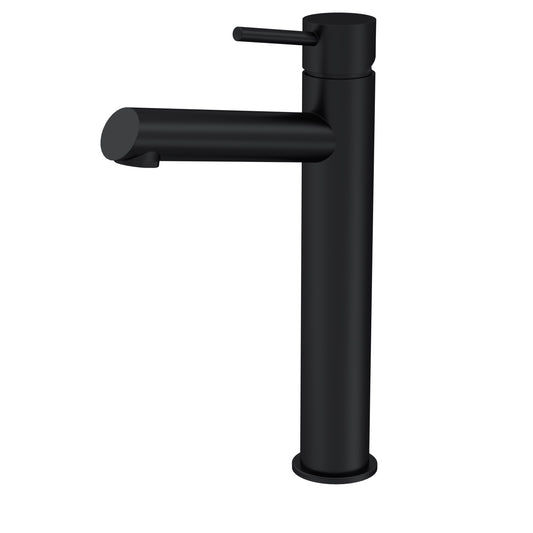Navala High-Rise Mono Basin Mixer Tap - Black NAV470