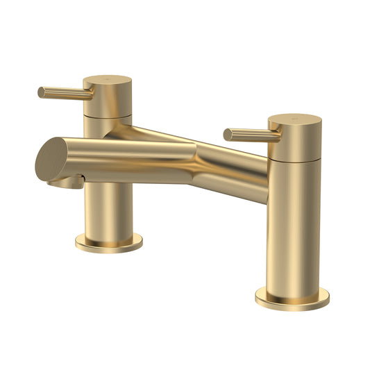 Navala Bath Filler Tap - Brushed Brass NAV803