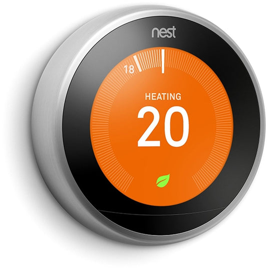 Google Nest Thermostat 3rd Gen - Stainless Steel