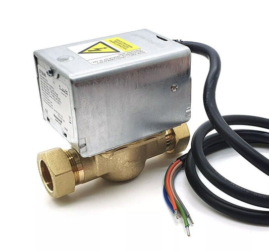 Motorised 2 Port Zone Valve 22mm Central Heating Valve