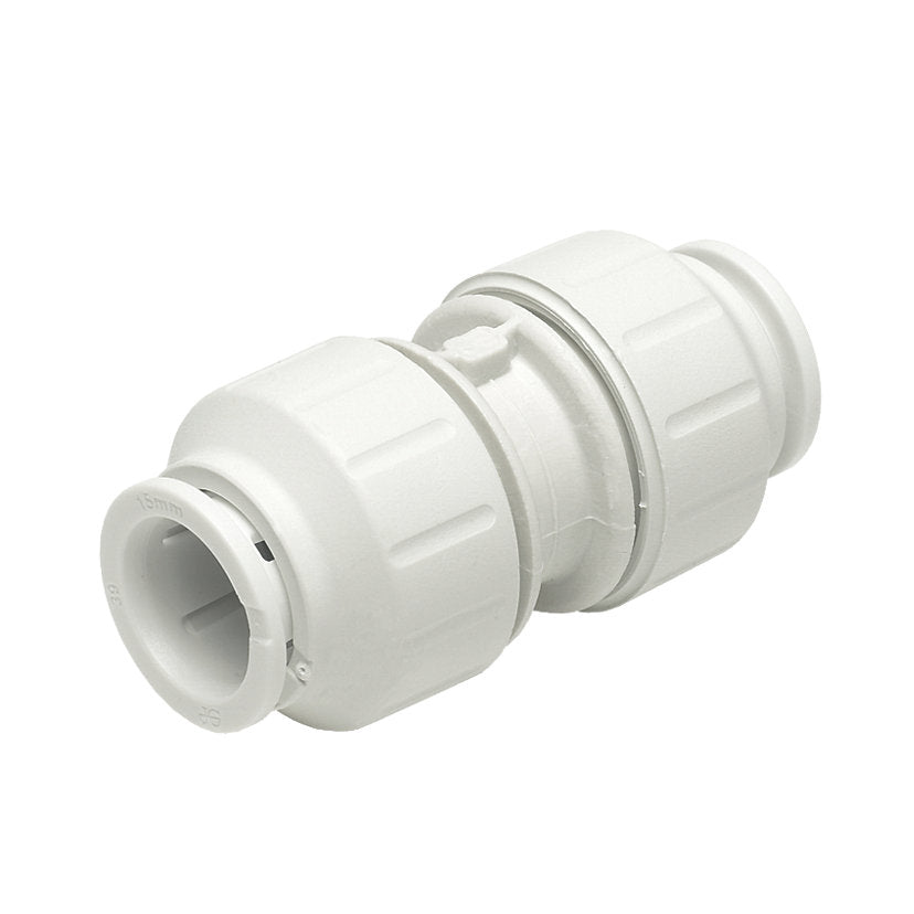 Push Fit 15mm Coupler Fitting 10 Pack