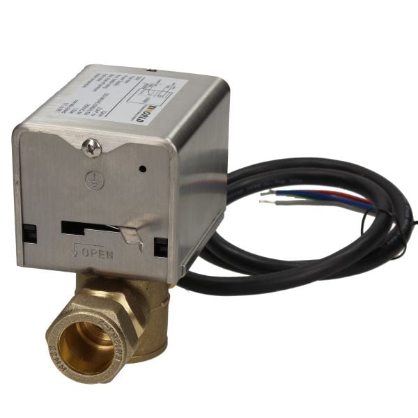 Motorised 2 Port Zone Valve 22mm Central Heating Valve