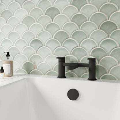 Halstatt Bath Filler Tap - Black HAL403