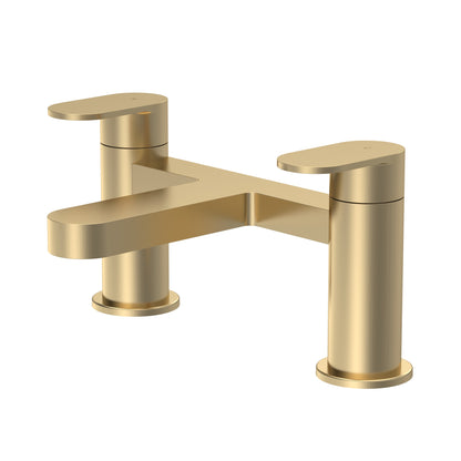 Halstatt Bath Filler Tap - Brushed Brass HAL803