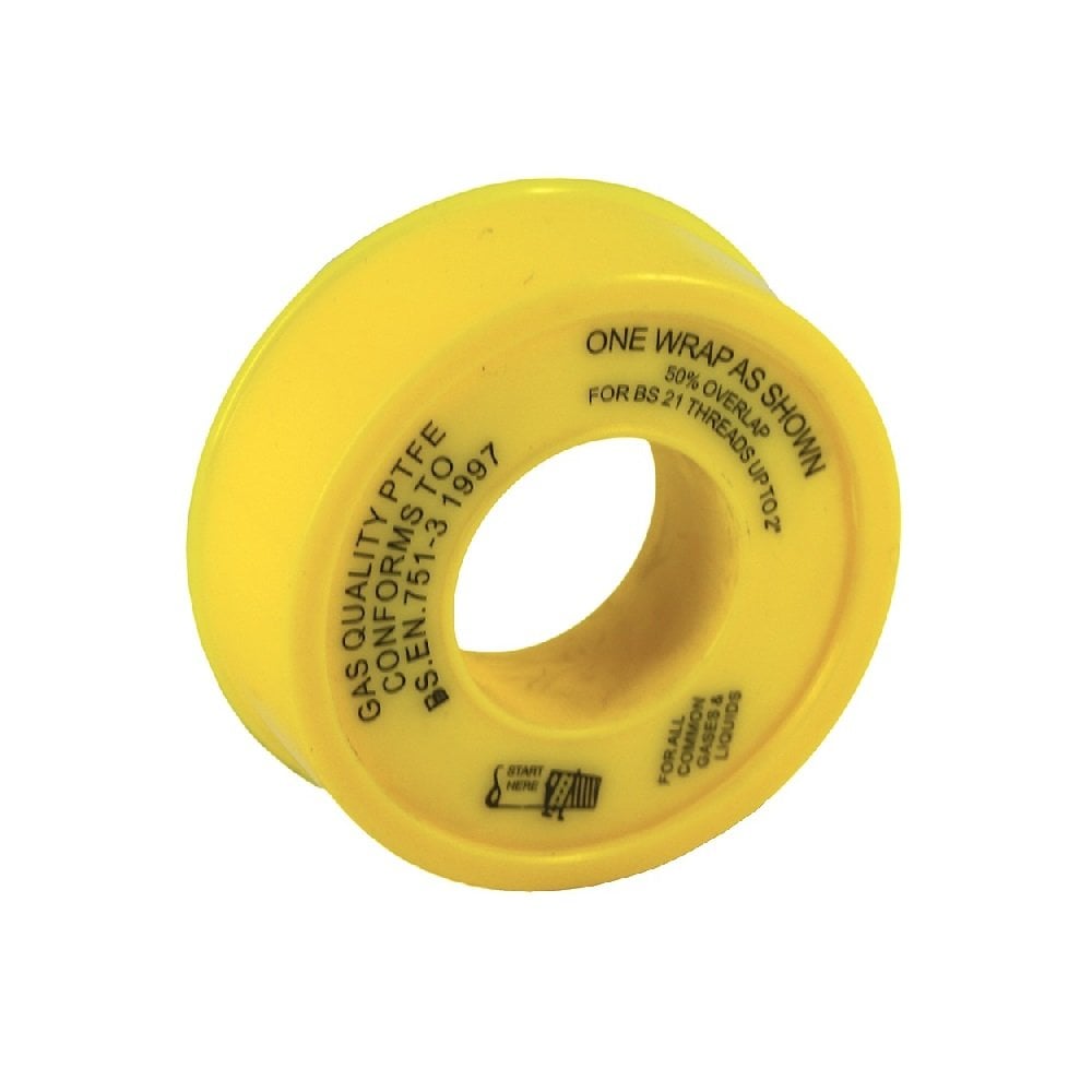 PTFE Gas Thread Sealing Tape - 12mm x 12m