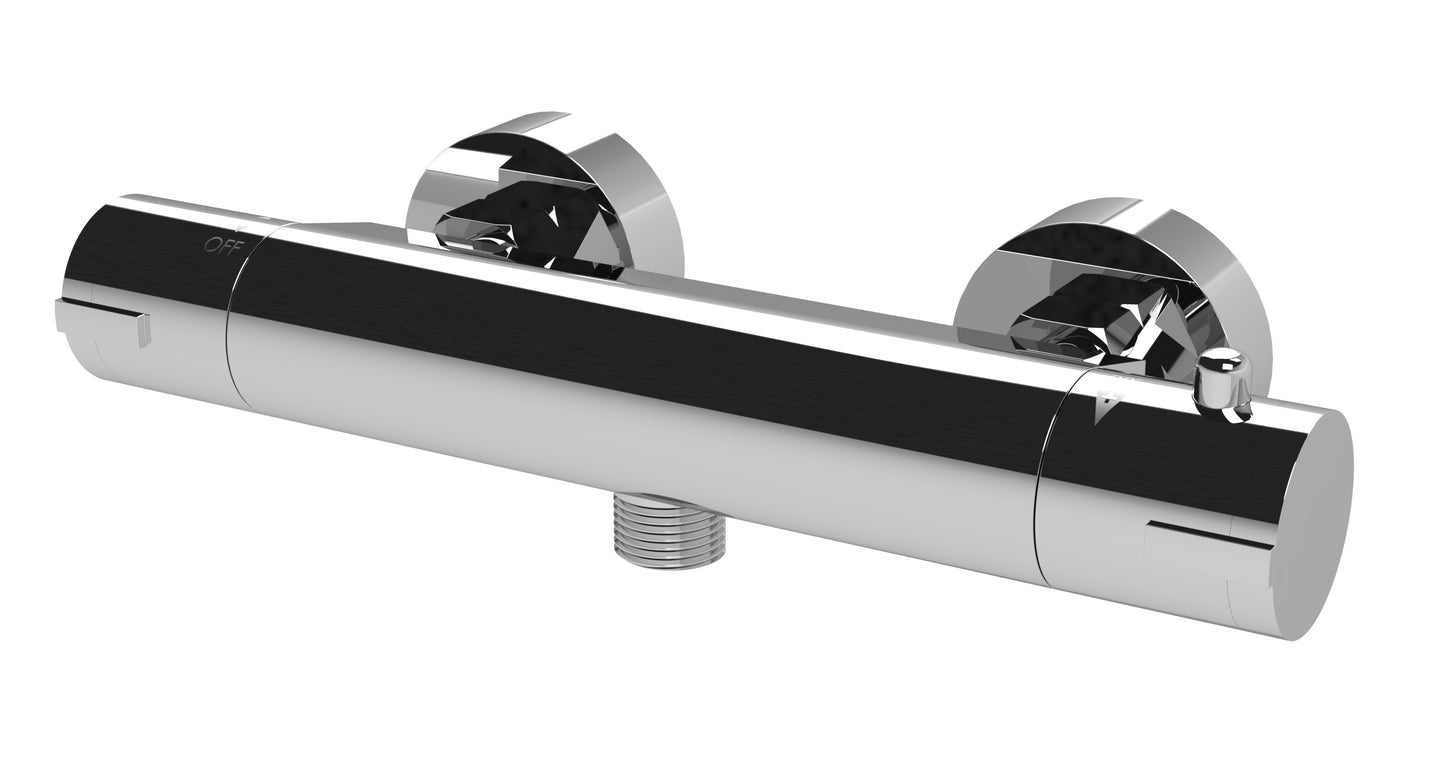 Round Thermostatic Shower Bar Valve VBS026